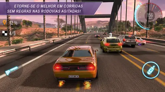 Menu de garagem com desportivo clássico em destaque
